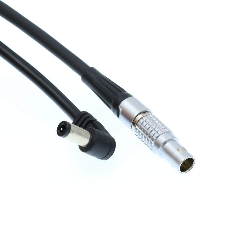 [Australia - AusPower] - Eonvic 2-Pin Male Teradek Bolt Power Cable Right Angle DC Jack 2.5mm Straight 2pin to Right Angle DC 