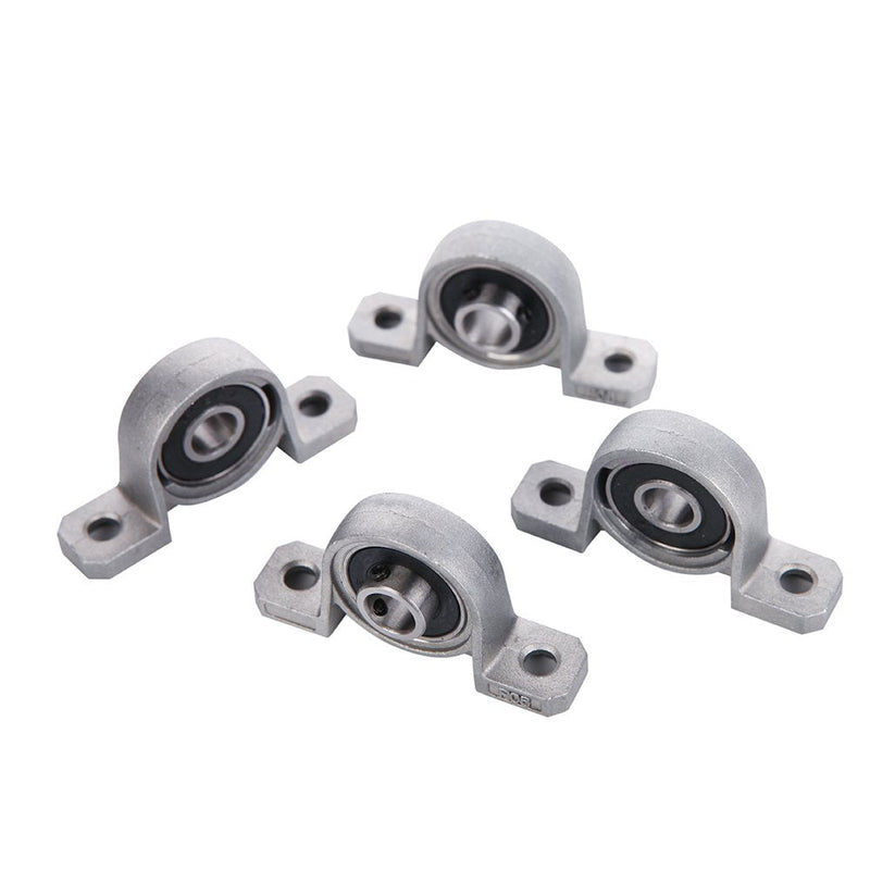 [Australia - AusPower] - Eowpower 4Pcs 8mm Bore Diameter Ball Mounted Pillow Block Insert Bearing 
