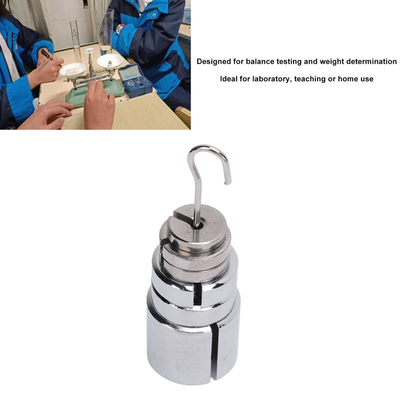 [Australia - AusPower] - Precision Steel Slotted Mass Set 200g 50g 20g 10g with Metal Hanger Lab Calibration Weights Educational Tools 