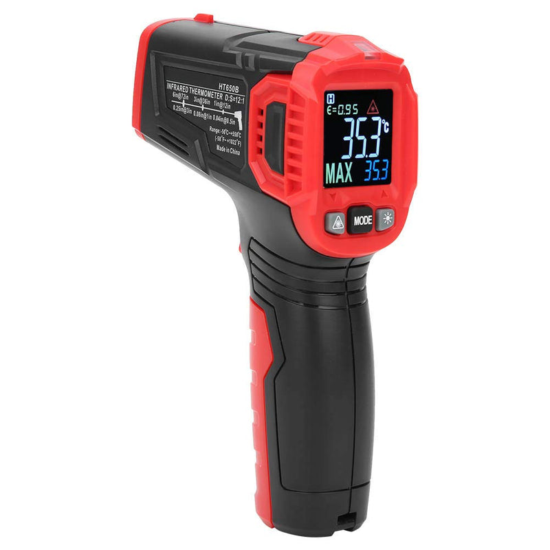 [Australia - AusPower] - Digital Thermometer HT650B,Industrial NonContact Temperature IR Thermometer with LED Display,- 30 ℃ to +550℃ / -22 ℉ to +1022 ℉ 