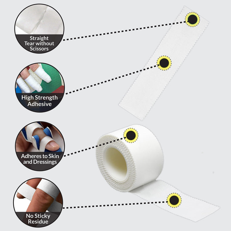 [Australia - AusPower] - Ever Ready First Aid Medical 1" Surgical Cloth Tape - 3 Rolls 