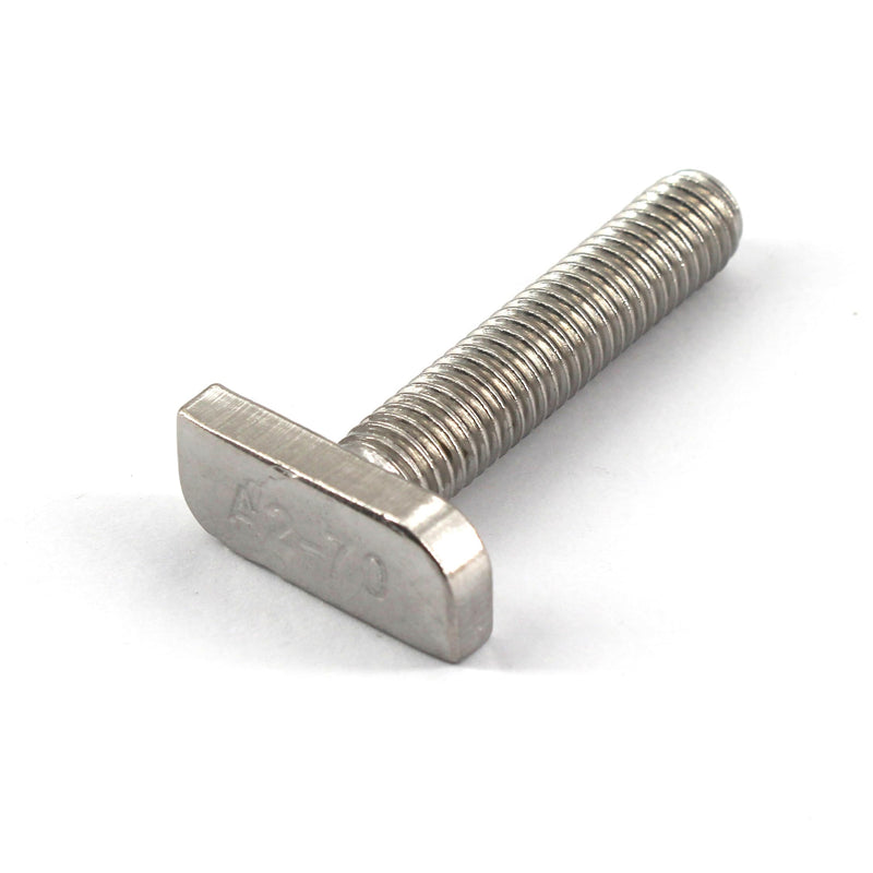 [Australia - AusPower] - 12Pcs M8x60 304 Stainless Steel T-Slot Bolt T-Shaped Bolt Screw 23mm Head Size 