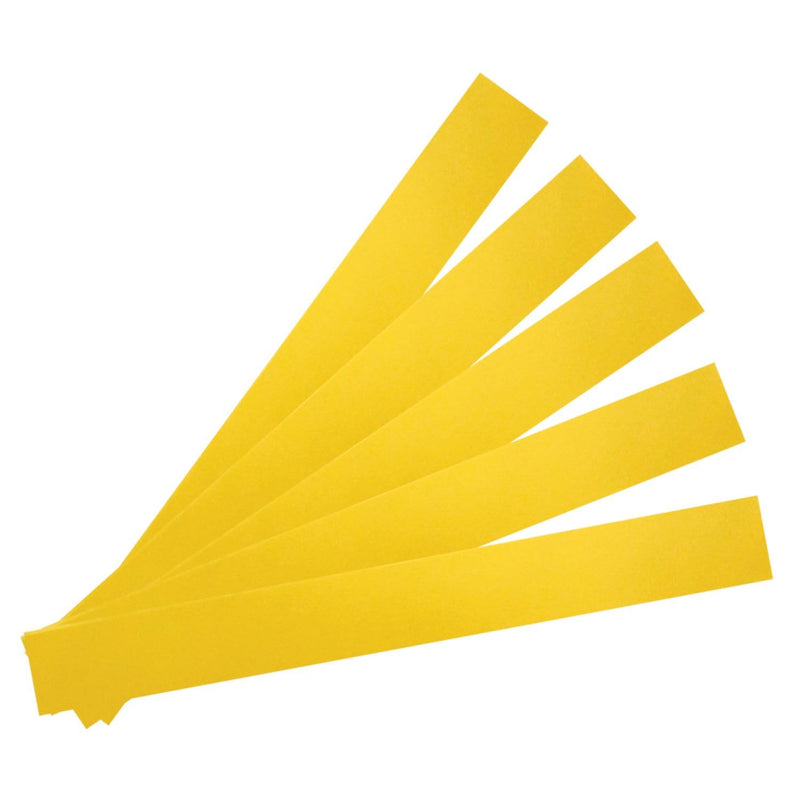 FastCap Zero Clearance Tape - Made from Durable PVC - 2inch Width x 16inch Length, 5 Yellow Strips - 05432 5,1 x 40,6 cm