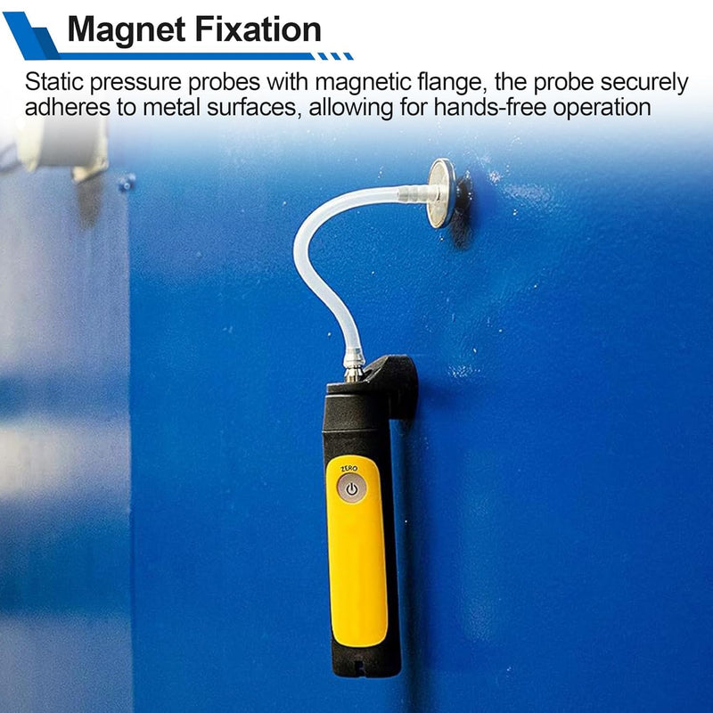 [Australia - AusPower] - Static Pressure Probes HVAC Compatible with Fieldpiece Manometer AMIN2, ADMN2, SDMN5, Pitot Static Tube Fit for Many Dual Port Manometer with 2X 39.37FEET(1.0M) Soft Tube 