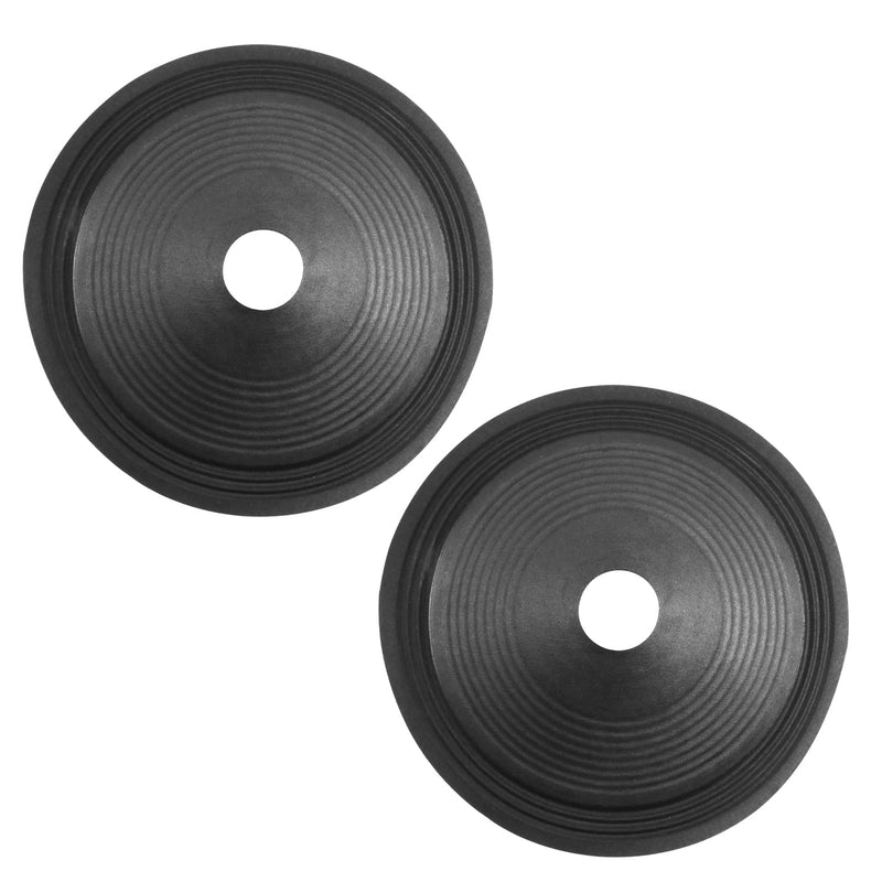 [Australia - AusPower] - Fielect 10 inches Paper Speaker Cone Subwoofer Cones Drum Paper 1.4 inches Inner Diameter 9.6 inches Outside Diameter with Rubber Surround 2Pcs 10" 35.5mm 245mm 2Pcs 