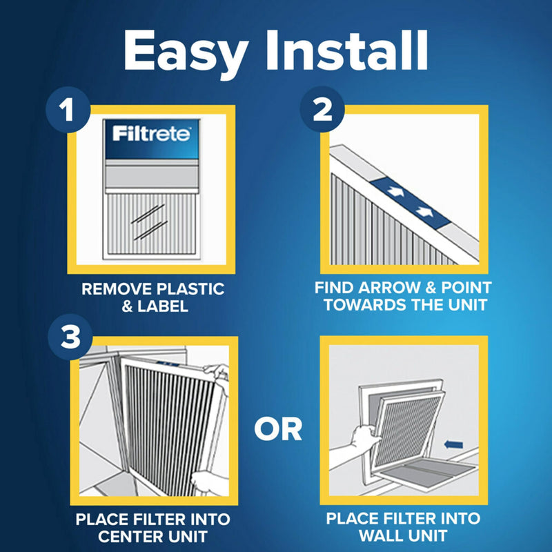 [Australia - AusPower] - Filtrete MPR 1000 Micro Allergen Defense AC Oven Air Filter, 14 x 14 x 1, Pack of 2 