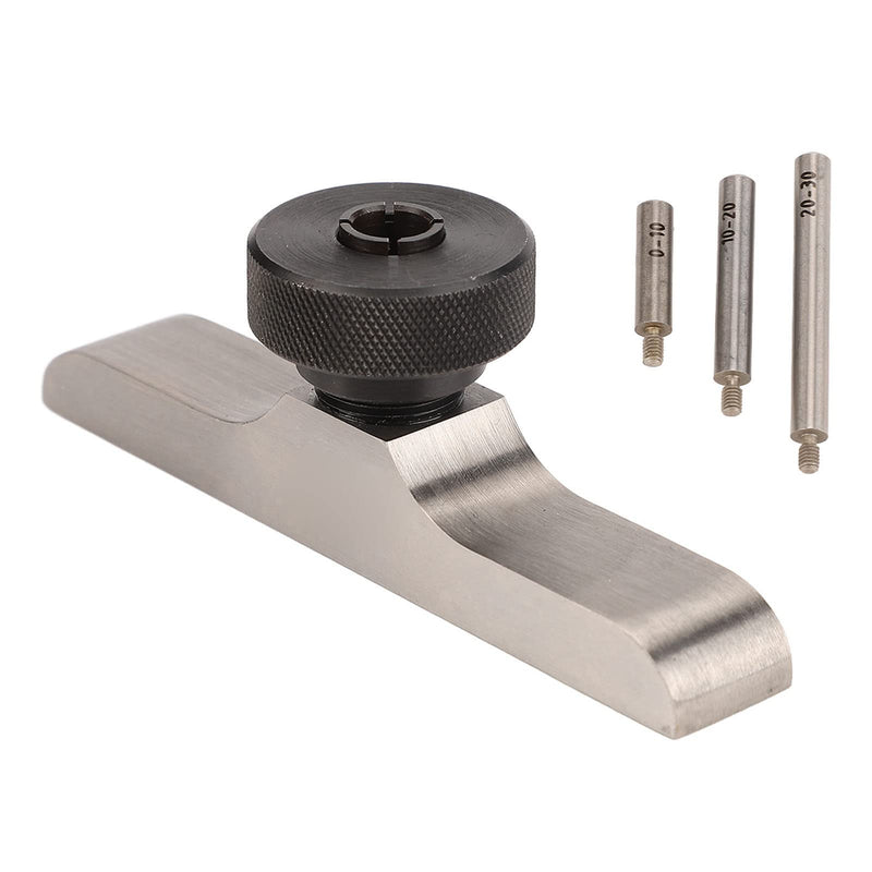 [Australia - AusPower] - Depth Dial Indicator Base Depth Bracket Micrometer Stand with 3Pcs Extension Rods(103x17mm/4.1x0.7in) 