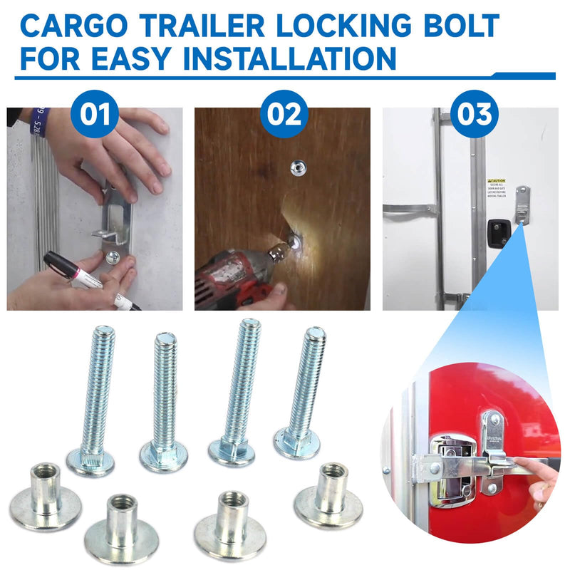 [Australia - AusPower] - Trailer Hasp Bolt Kit for Trailer Cam Action Hasp 