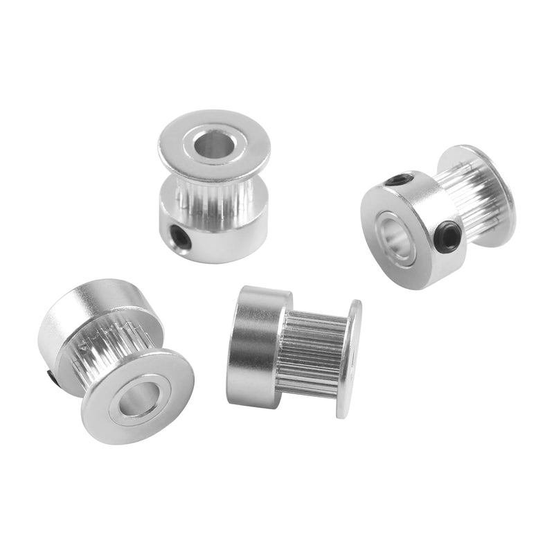 [Australia - AusPower] - FYSETC 3D Printer Voron2.4 Part GT2 Synchronous Wheel: 16 Teeth 5mm Bore 6mm Width 2GT Belt Aluminum Timing Pulley Wheel X Y Axis Motion Replacement Accessory (Pack of 4ï¼‰ 