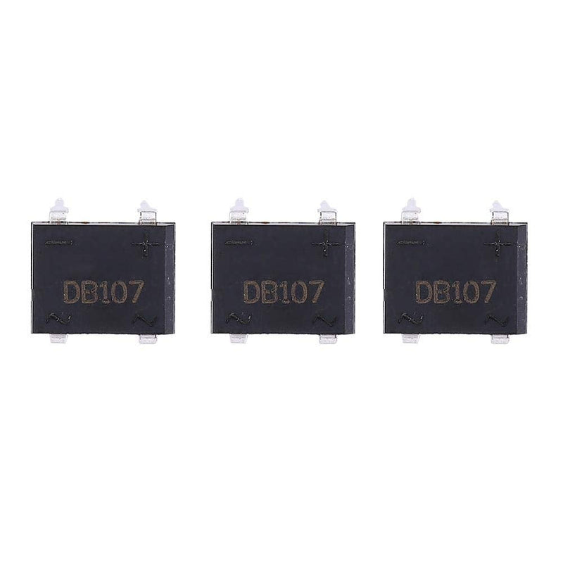 [Australia - AusPower] - Garosa DB107 Bridge Rectifier 1A 1000V Bridge Diode Bridge 4 Pins for Household Appliances Industrial Electronic Circuit(10Pcs) 