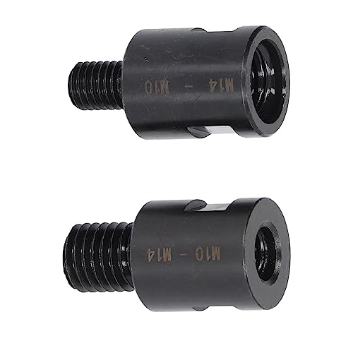 [Australia - AusPower] - Core Drill Adapter Screw Thread Adapter 2-Piece Thread Converter, Adapts M10 to M14 and Extension Rods, Stainless Steel Angle Grinder Converter for Angle Grinder Drill 