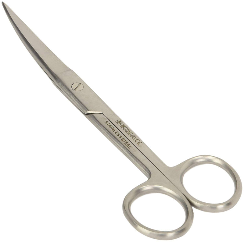 [Australia - AusPower] - Gima - Curved surgical scissors, pointed end, length 11.5 m, made of stainless steel Curved scissors, pointed end 11.5 cm 