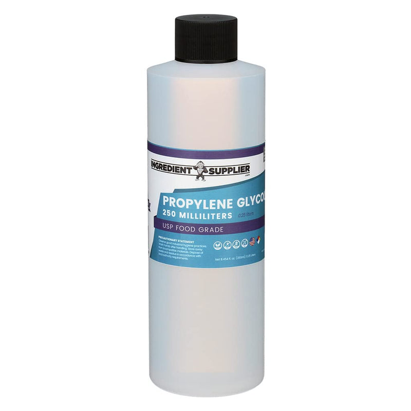 [Australia - AusPower] - Propylene Glycol - 250mL (8.45 oz.) - USP Food and Pharmaceutical Grade - Highest Purity - Manufactured and Packaged in The USA 