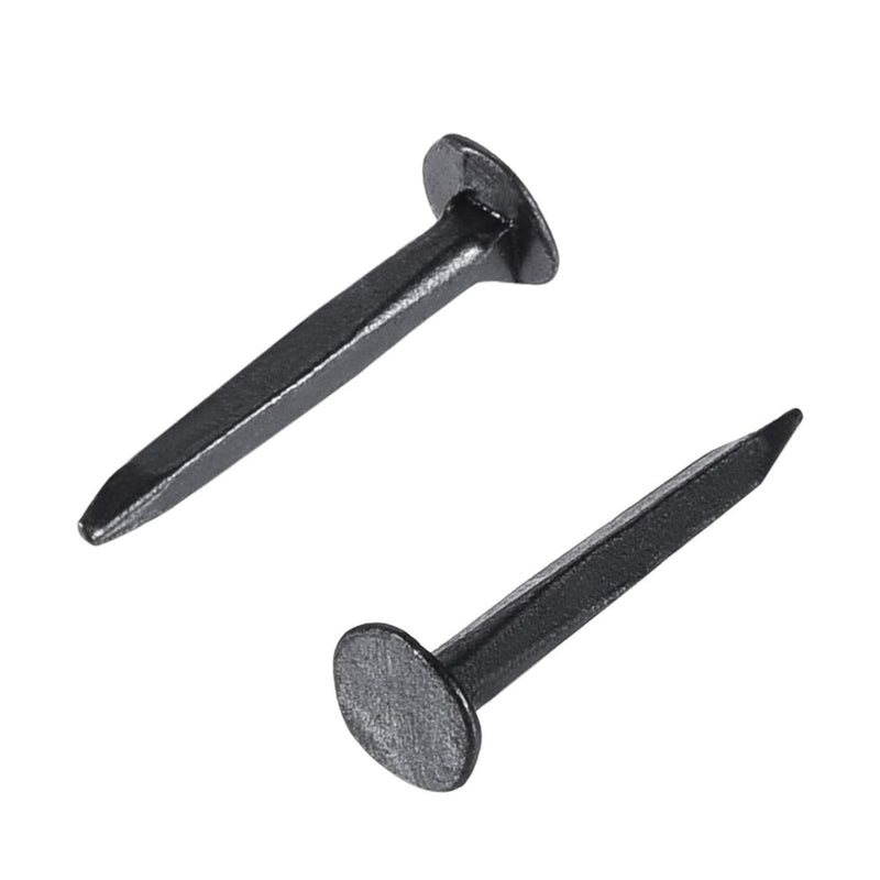 [Australia - AusPower] - 1000PCS 13mm Black Iron Shoe Nails Tacks - Rust Resistant Boot Studs for Shoe & Boot Repair, Leather Craft, DIY Upholstery, Woodworking - Mini Brad Tacks for Soles, Heels, Furniture(0.5 Inch) 