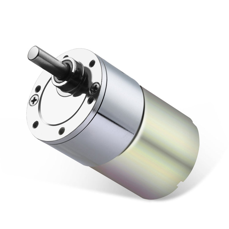 [Australia - AusPower] - Greartisan DC 12V 300RPM Gear Motor High Torque Electric Micro Speed Reduction Geared Motor Eccentric Output Shaft 37mm Diameter Gearbox 300 RPM 12 Volt 