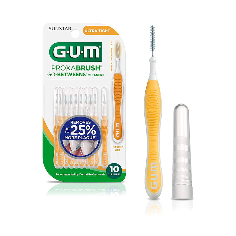 [Australia - AusPower] - GUM Proxabrush Go-Betweens Cleaners, Ultra Tight 10 ea (Pack of 2) 