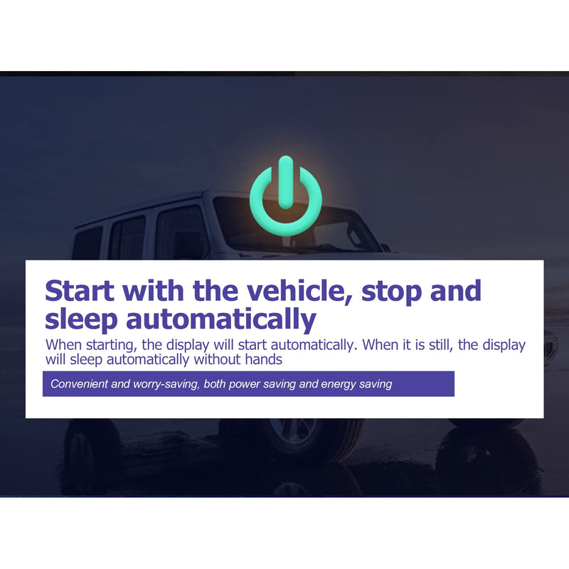 [Australia - AusPower] - Car Inclinometer, Universal Multifunction Real Time Monitor Slope Meter for Automobile 