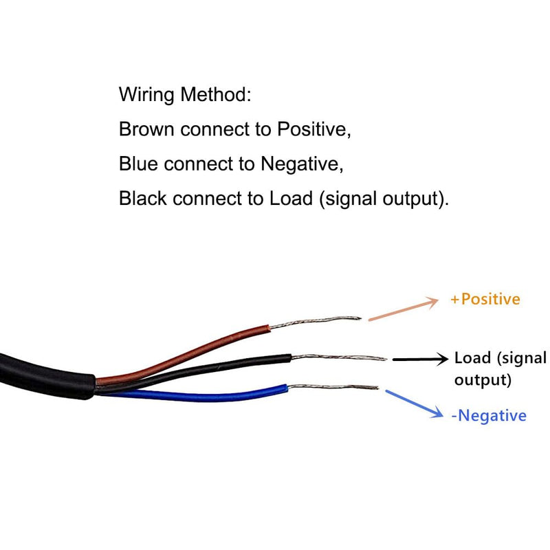 [Australia - AusPower] - M12 Inductive Proximity Sensor LJ12A3-4-Z/AX Normally Close Detection Approach Switch NPN NC 3 Wire DC 6V-36V with L Type Bracket (2 Pack, NPN NC+L Type) 