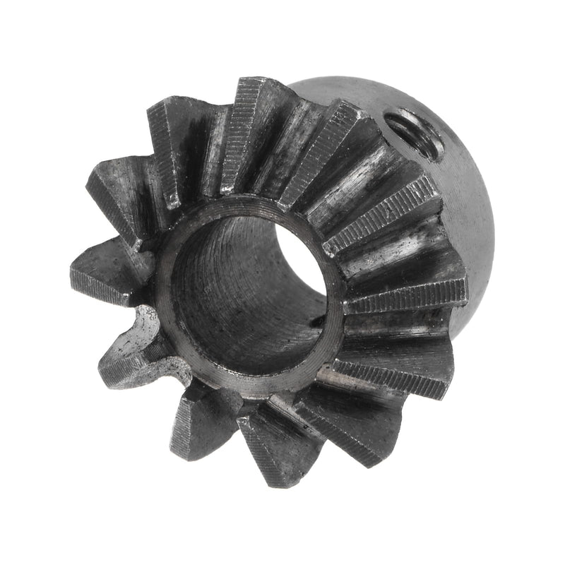 [Australia - AusPower] - HARFINGTON 2pcs Bevel Gear 1M 12 Teeth 10mm Shaft Hole 1:1 Tapered Bevel Pinion Gear 45# Steel 2 Module 90 Degree Steering Gear, for Hardware Mechanical Rotation 