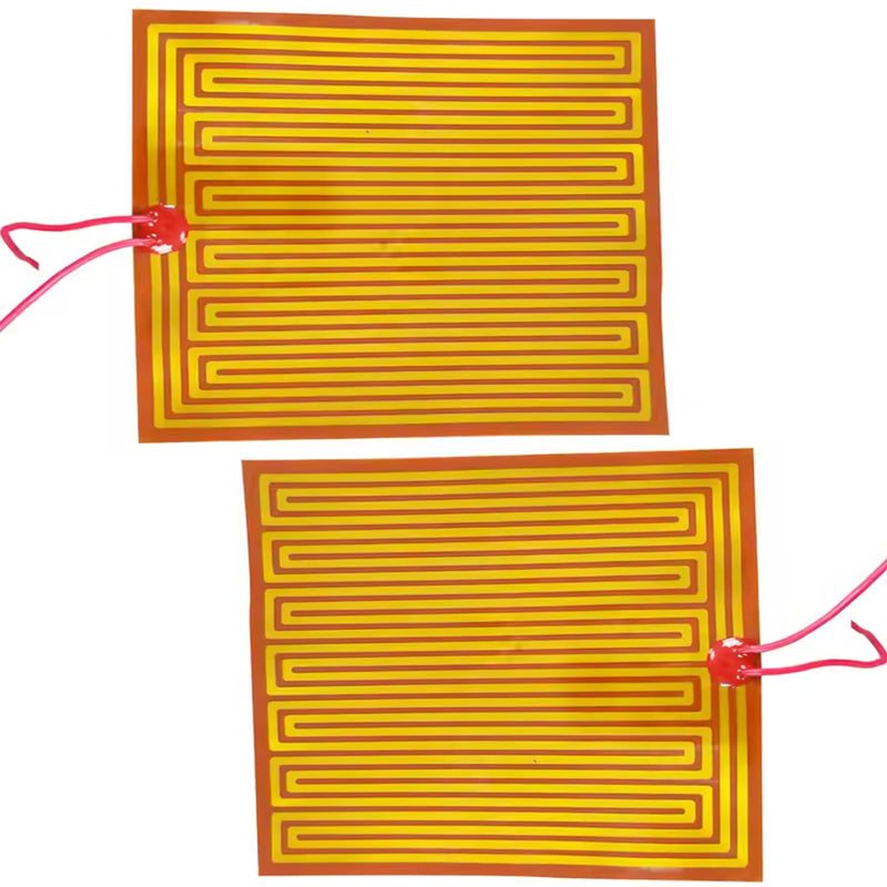 [Australia - AusPower] - Harissess 2PCS 12V Film Heater Plate Adhesive Pad,28W PI Heating Elements Film Polyimide Flexible Adhesive Heater Pad(120mmx150mm) 