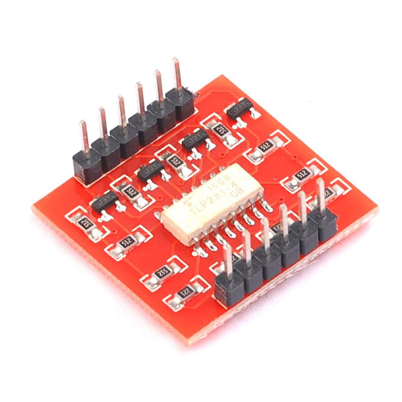 [Australia - AusPower] - HiLetgo 3pcs TLP281 Optocoupler Isolation Board Optical Coupler Isolation Module 4 Channel Optical Coupler Isolation Module High/Low Level Expansion Board 