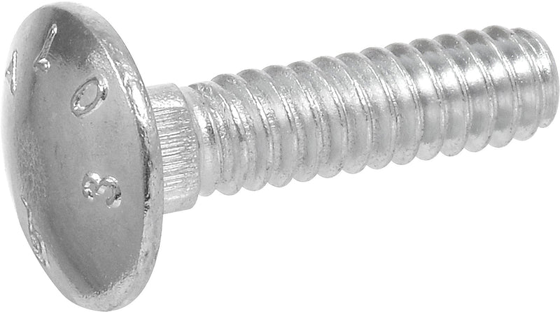 [Australia - AusPower] - Hillman 239979 Carriage Bolt, 3/16 x 1-3/4-Inch, Steel, Zinc-Plated, Silver, 100-Pack 