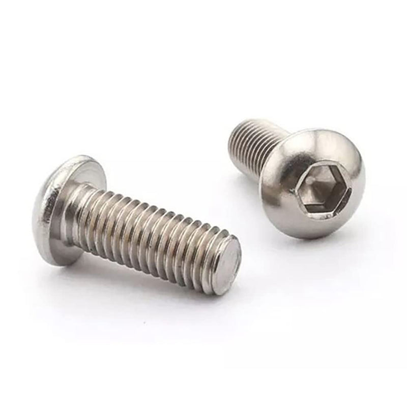 [Australia - AusPower] - 50 Pcs 1/4-20 x 1" Button Head Socket Cap Bolts Screws,304 Stainless Steel 18-8,Allen Socket Drive,Bright Finish,Fully Machine Thread (1/4-20 x 1 50pcs) 1/4-20 x 1 50 pcs 