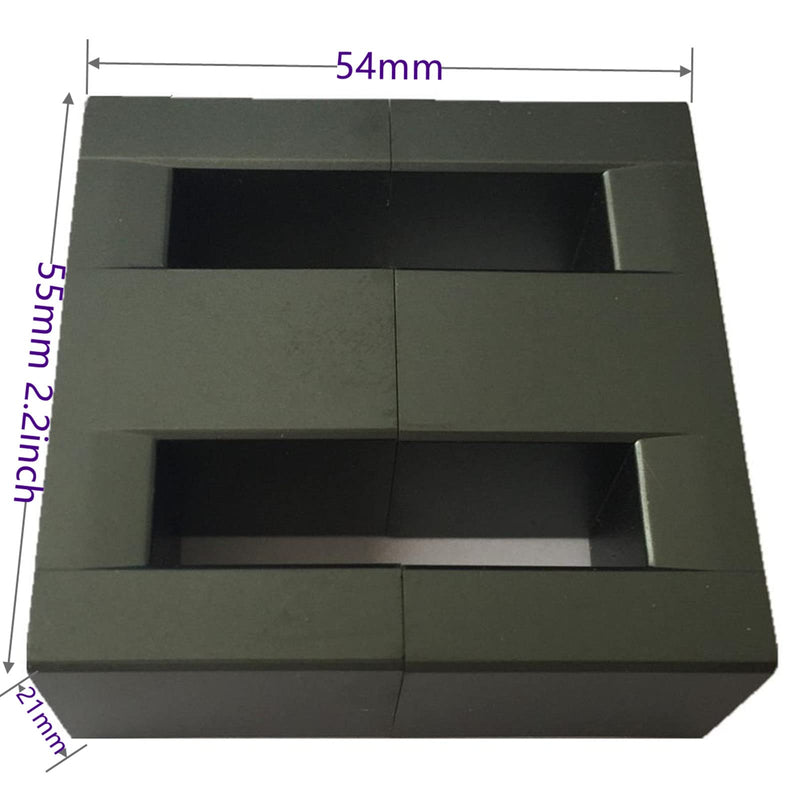 [Australia - AusPower] - 2sets EE55B 20pin Transformer Core Isolator Ferrite Core Inductor Ferrite Bead with 10+10pin Bobbin MnZn PC40 