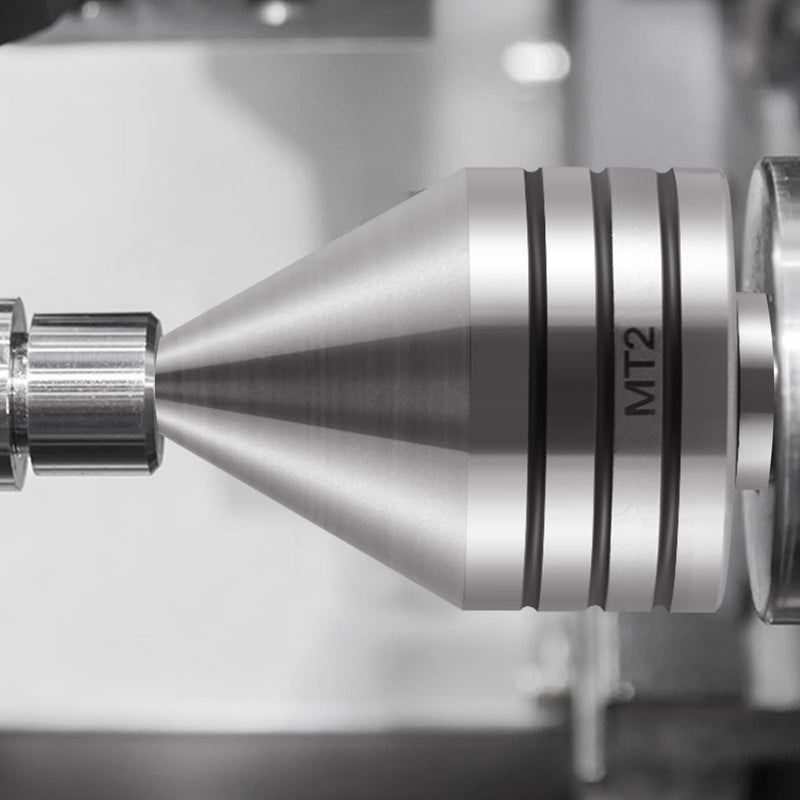 [Australia - AusPower] - MT2 Heavy Duty Live Tailstock Center - Precision Hardened Morse Taper #2 Lathe Tailstock Center for Metal Wood Turning, Milling, Drilling - CNC Compatible(MT2) MT2 