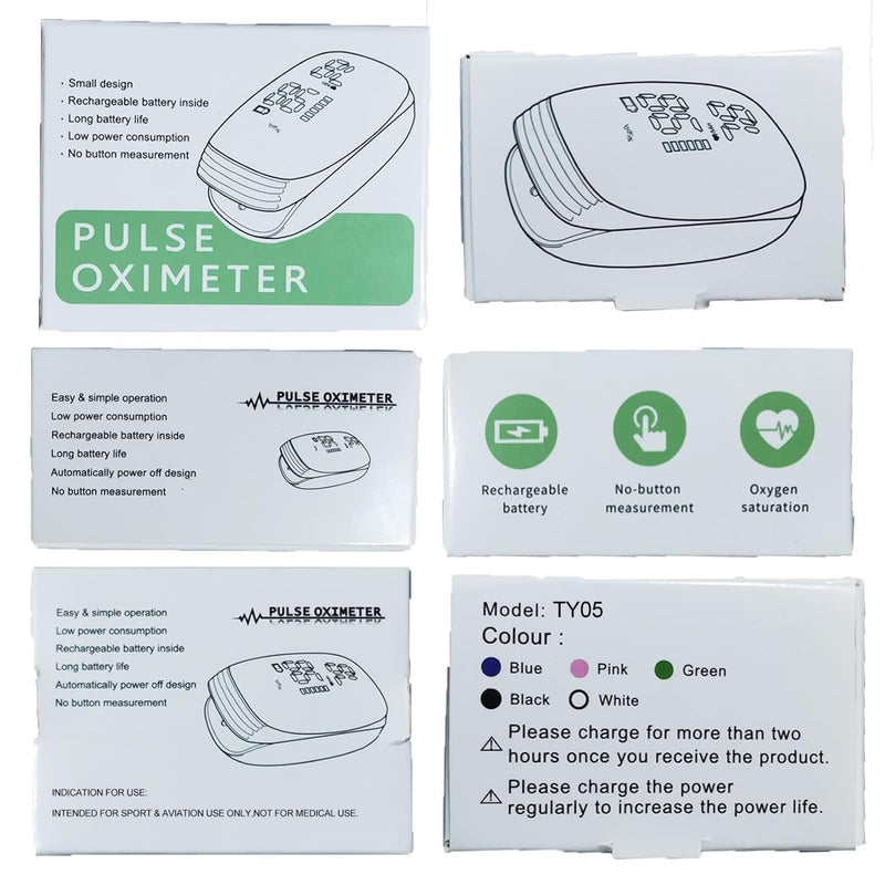 [Australia - AusPower] - Pulse Oximeter Fingertip, Pulse Oximeter Rechargeable, Pulse Oximeter with Rechargeable, Fingertip Blood Oxygen Saturation Monitor Rechargeable, Accurate Fast SpO2 Reading (Pink) 