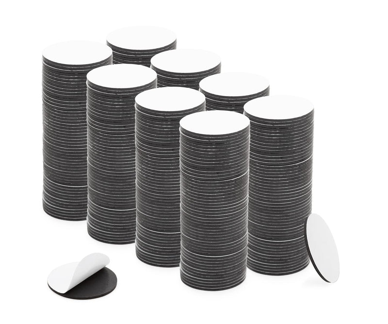 [Australia - AusPower] - Hygloss 100 Pcs Self-Adhesive Magnetic Dots - 3/4-Inch - Peel & Stick Magnet Circles for Crafts, Classroom & Refrigerators - Round Sticky Magnet Stickers, Pack of 100 100 Pieces Coins 