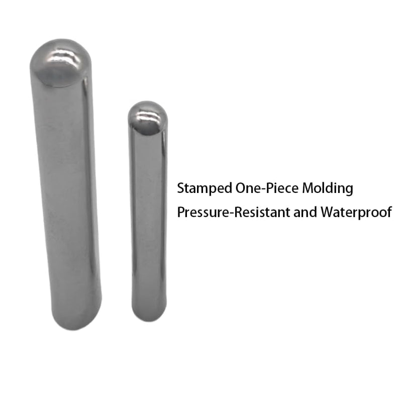 [Australia - AusPower] - 100PCS Stainless Steel Housing for PT100 DS18B20 Temperature Sensor,6x50mm Blind Pipe Sleeve, Closed-End Temperature Probe Casing,6 * 50mm Small Steel Tube JEBHANN 6x50mm 