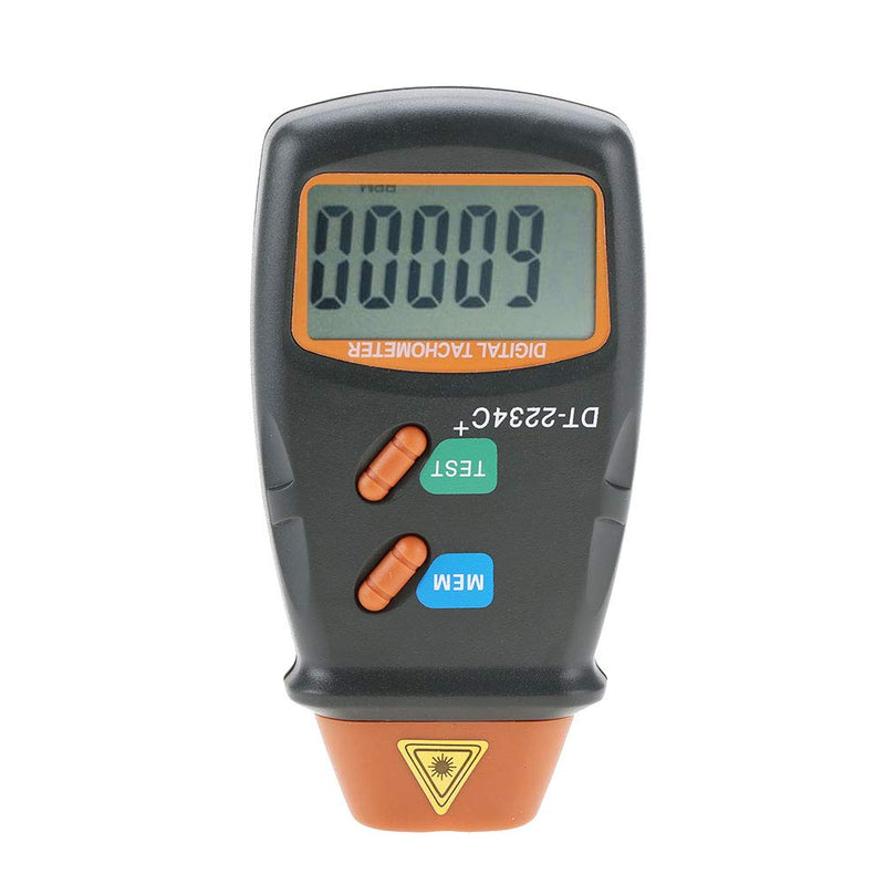[Australia - AusPower] - Digital Tachometer, Jectse Tachometer with 5-Digit 18 mm LCD Display, Measuring Range from 2.5 RPM to 99,999 rpm, for Motors, Lathe, Electric 