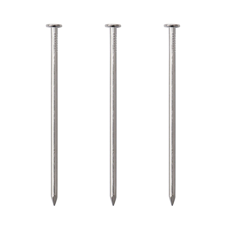[Australia - AusPower] - 60pcs Hardware Nails, 3 Inches Nickel Plated Hanging Nails, Wall Nails for Hanging, Wood Nails, Long Nails (3 in) 3 In 60 
