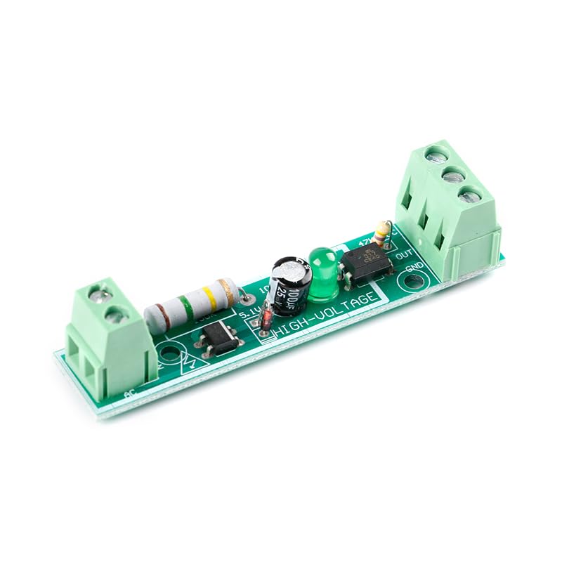 [Australia - AusPower] - 3Pcs 1Channel AC 220V Optocoupler Module 220V Voltage Detect 220V Optocoupler Isolation Microcontroller TTL Level 3V-5V 