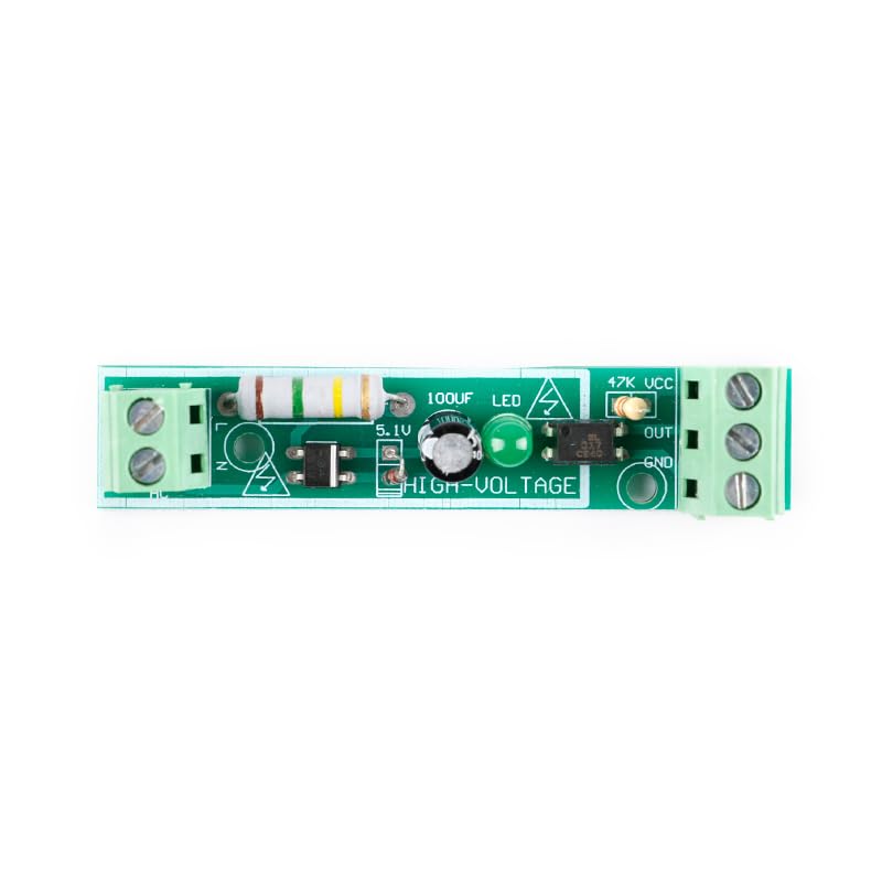 [Australia - AusPower] - 3Pcs 1Channel AC 220V Optocoupler Module 220V Voltage Detect 220V Optocoupler Isolation Microcontroller TTL Level 3V-5V 