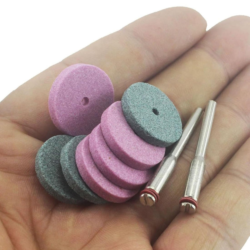 [Australia - AusPower] - ?????????????? 55 Pcs Rotary Grinding Stone Wheels - 1/8'' Shank Abrasive Mounted Stone Grinding Wheel Polishing Kits for Dremel 