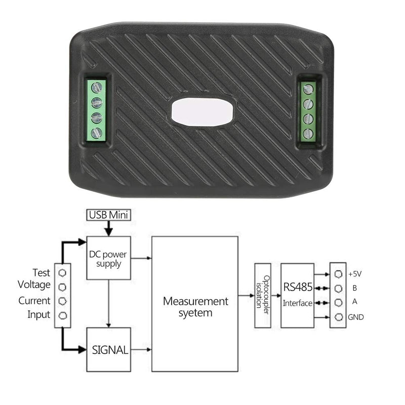 [Australia - AusPower] - PEACEFAIR PZEM-017 DC Voltage, Current, Power, Energy Meter, Communication Module - Accurate Measurement for Solar, Battery and Electrical Systems (PZEM-017+50A) PZEM-017+50A 