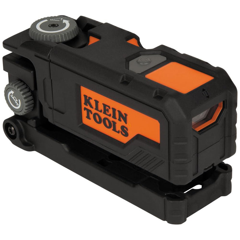 [Australia - AusPower] - Klein Tools 93PTL Magnetic Pocket Laser Level, Bright Red Leveling and Alignment Tool, 3 Bubble Vials, 360-Degree Wall Attachment, Picture Hanging Red Line 