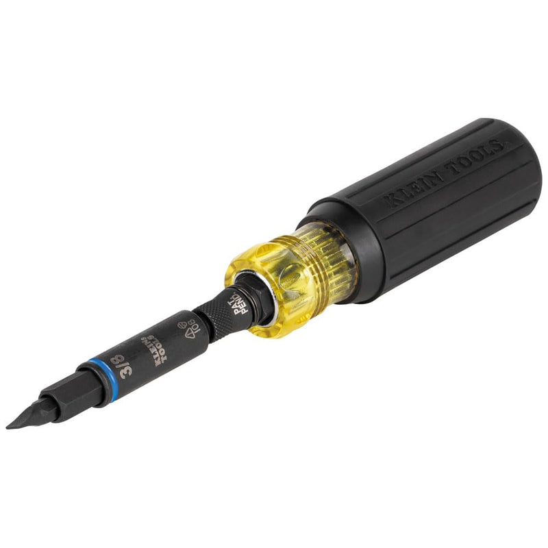 [Australia - AusPower] - Klein Tools 32500HD KNECT Multi-Bit Screwdriver / Nut Driver, Impact Rated 11-in-1 Tool with Phillips, Slotted, Square and Torx Tips Standard Handle 