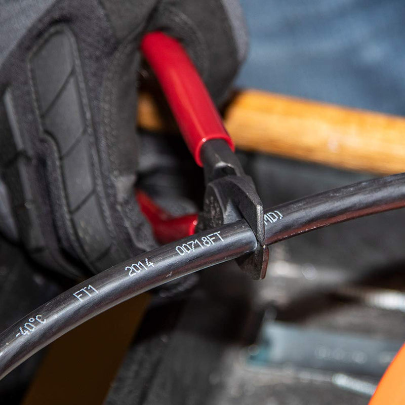 [Australia - AusPower] - Klein Tools 63215 Cable Cutter, Made in USA, High-Leverage 6.5-Inch Compact, Forged From US Made Steel, Ideal for Cutting Aluminum and Copper Cable Compact Cutter 