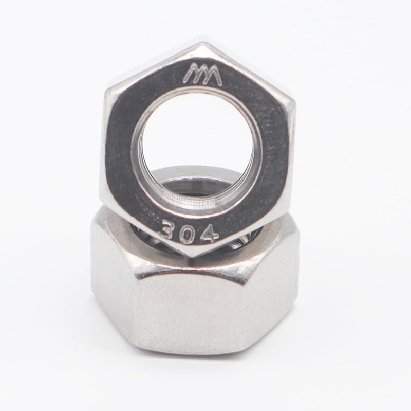 [Australia - AusPower] - Metric M14 Hex Nuts, M14-2.0mm Stainless Steel Standard Metric Coarse Thread Hardware Nuts; 10pcs M14 x 2.0 (10pcs) 