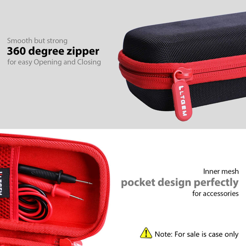 [Australia - AusPower] - LTGEM EVA Hard Case for Digital Clamp Multimeter Voltage Tester, Compatible with AstroAI 4000 or 2000 Counts/Etekcity MSR-C600/Proster 6000 Counts/KAIWEETS HT206D clamp Meter。 