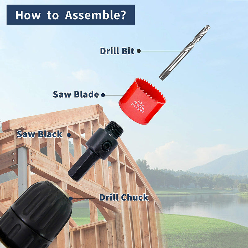 [Australia - AusPower] - 120mm Hole Saw, LAIWEI Hole Cutter, Drilling Tool for Drilling Wood,Aluminum Profile,PVC and Other Materials,Round Knife (4-3/4"(120mm)) 4-3/4"(120mm) 