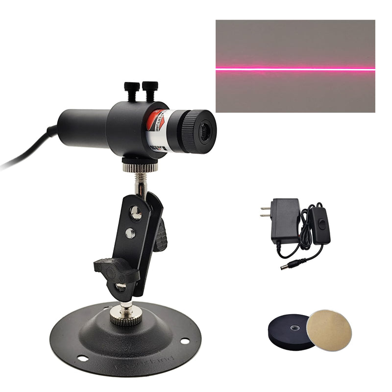 [Australia - AusPower] - Red Line Light Module Projector Locator Generator for Cloth Fabric Stone Mill Woodworks Alignment Focusable Dustproof 18mm 
