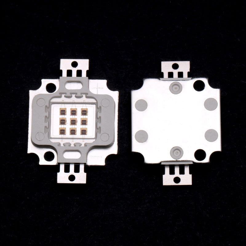 [Australia - AusPower] - 5W IR LED Chip,850nm Infrared COB Module Light Emitter Diode Component for CCTV,Night Vision,DIY Lighting (1050mA,4-5V,140deg,42mil chip,Square bracket) Ir 845-850nm&rhombic 