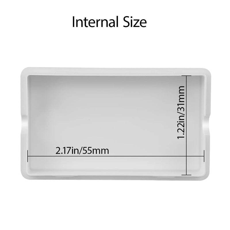 [Australia - AusPower] - LeMotech Project Box 5 Pieces ABS Plastic Electrical Project Case Small Junction Box for Electronics White 2.36 x 1.42 x 0.67 inch (60 x 36 x 17 mm) 2.36"x 1.42"x 0.67" 