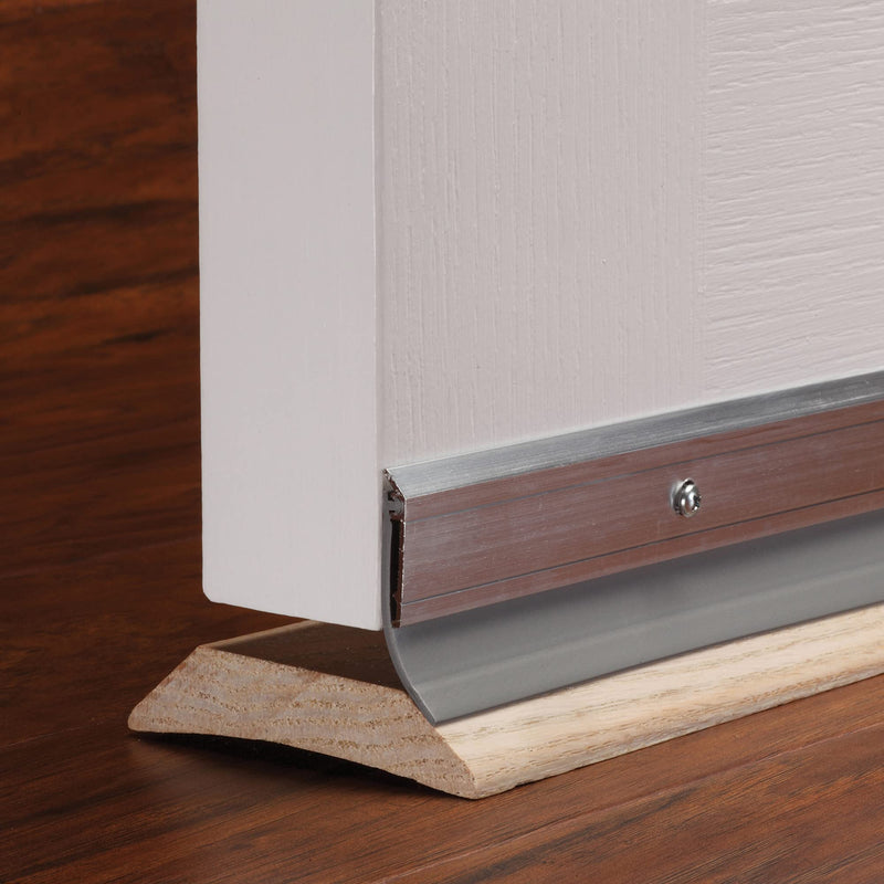 [Australia - AusPower] - M-D Building Products 05389 36 in. Silver Aluminum and Vinyl Heavy-duty Screw-on Door Sweep 36 Inch 