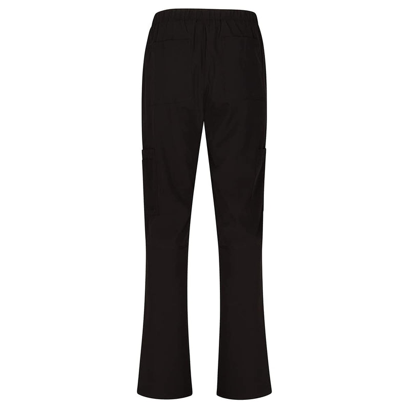 [Australia - AusPower] - M&M SCRUBS Women's Breathable Cool Stretch Fabric Scrub Top and cargo Pant Set Black XX-Large 