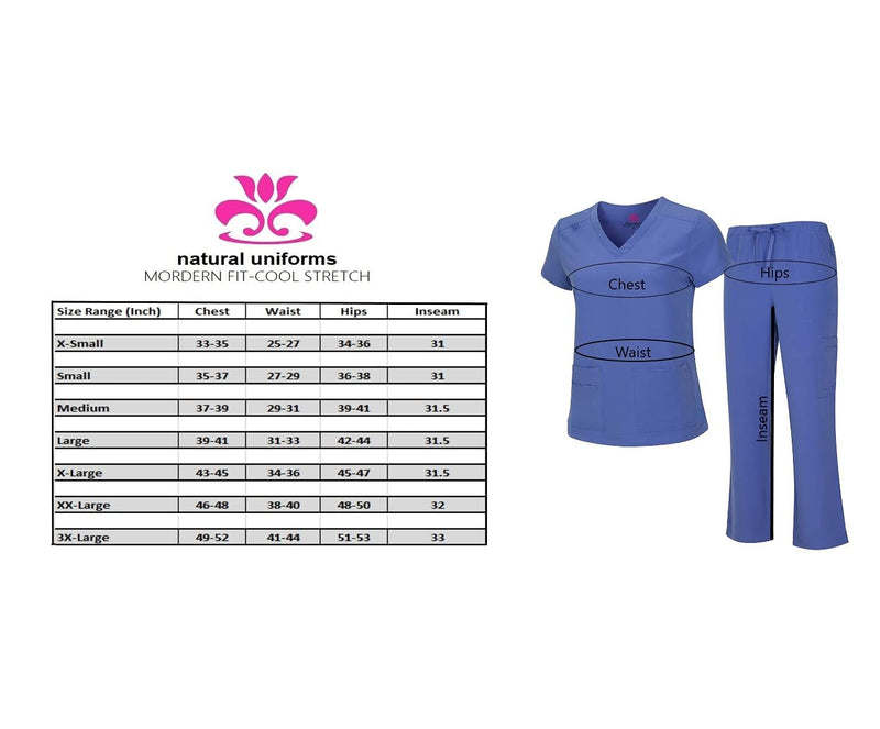 [Australia - AusPower] - M&M SCRUBS Women's Breathable Cool Stretch Fabric Scrub Top and cargo Pant Set Black XX-Large 